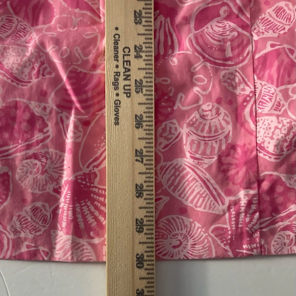 Lilly Pulitzer SZ 10 Sundress pink Seashell themed, sleeveless,Spaghetti Straps - Picture 12 of 14